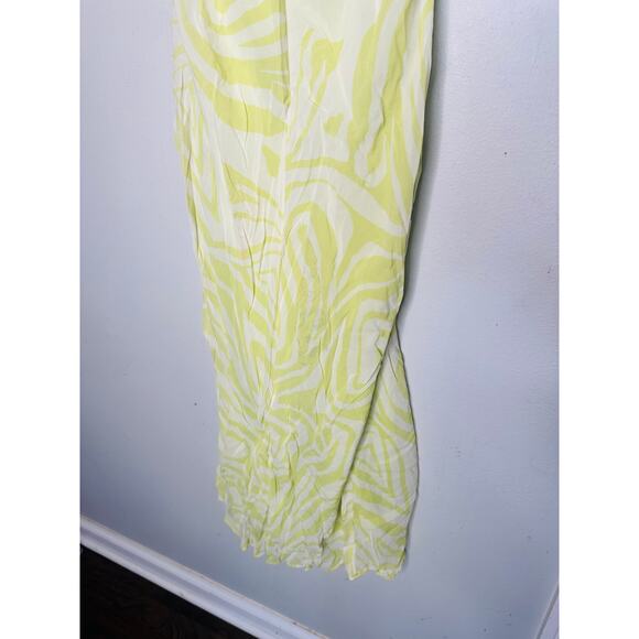 RONNY KOBO COLLECTIVE Green Vacation Halter Knotted Front Sheath Dress size 4 - Picture 10 of 16